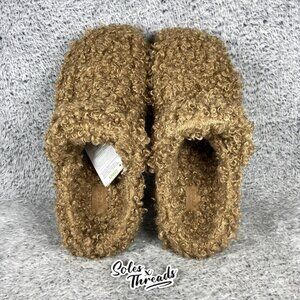 Crocs Classic Doodle Fur Lined Clog Size 11 Women Brown 210849-2EY